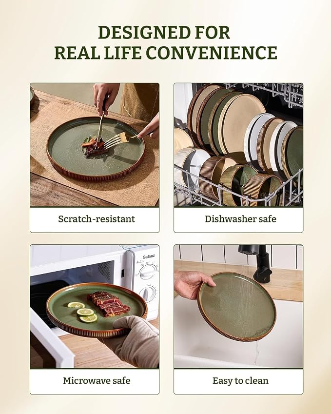 famiware Star 10/8 inches Dinner Plates Set - Image 8