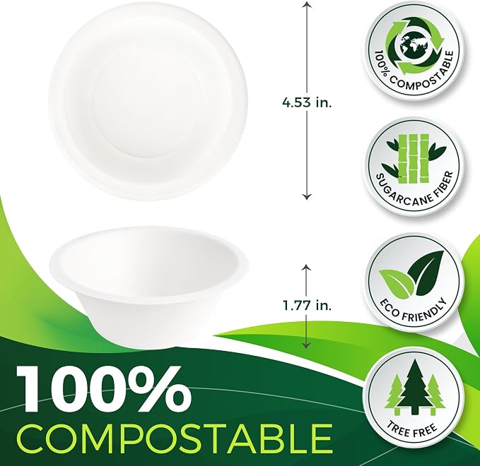 9oz Sample Paper Cups, Heavy Duty Disposable Cups Perfect - Image 2