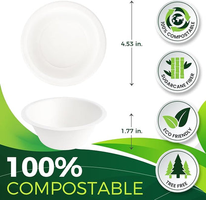 9oz Sample Paper Cups, Heavy Duty Disposable Cups Perfect - Image 2