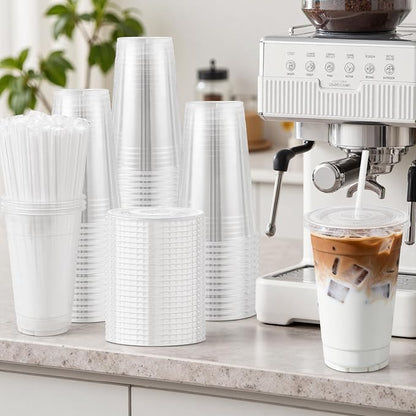 Lamosi 500 Pack 20 oz Clear Plastic Cups - Image 6