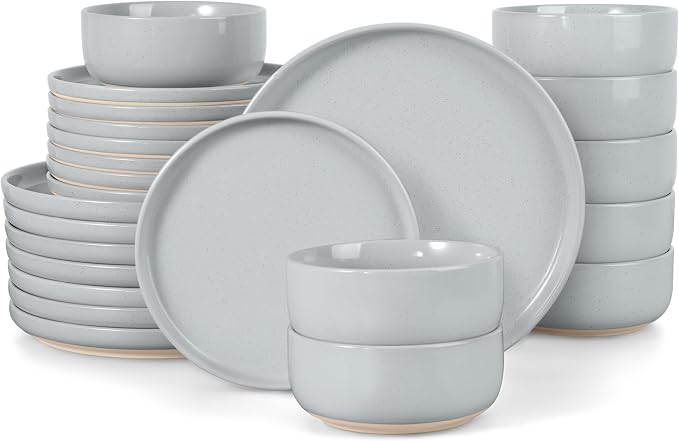 LIANYU Ceramic Dinnerware Dish Sets, Plates and Bowls Sets by LIANYU