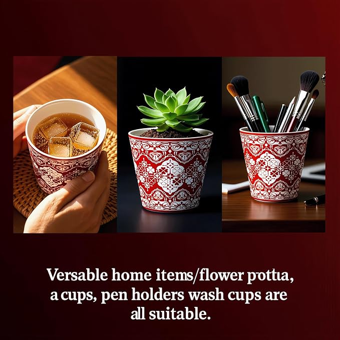 YQ&AMK 6.76oz Handmade Jingdezhen Ceramic Tumbler Mug - Image 4