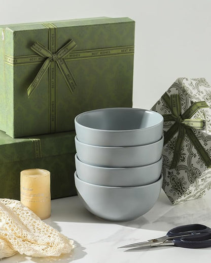 Cereal Bowls Set of 4, 24 oz Bowls - Image 5