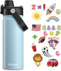 baab 18oz Kids Insulated Water Bottle 18/8 Stainless Steel Kids Cup 1 Pack | by baabKidWatterBottle