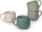 Sango Siterra Artist's Blend 17 oz. Stoneware Mug Set- Service by Sango