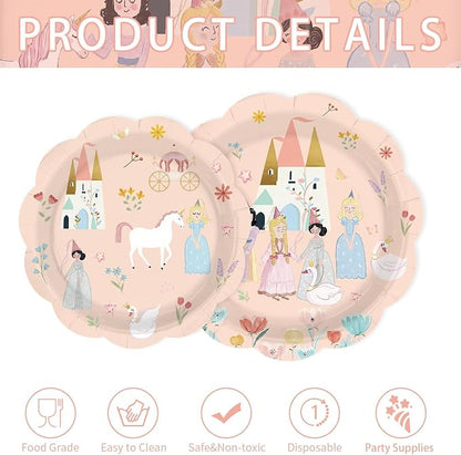 250Pcs Princess Birthday Party Decorations - Image 3