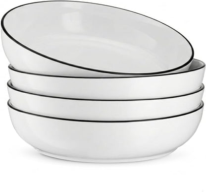 KooK Pasta Bowl, For Soups and Salads, Serving Bowls, Large Capacity, Microwave by Kook