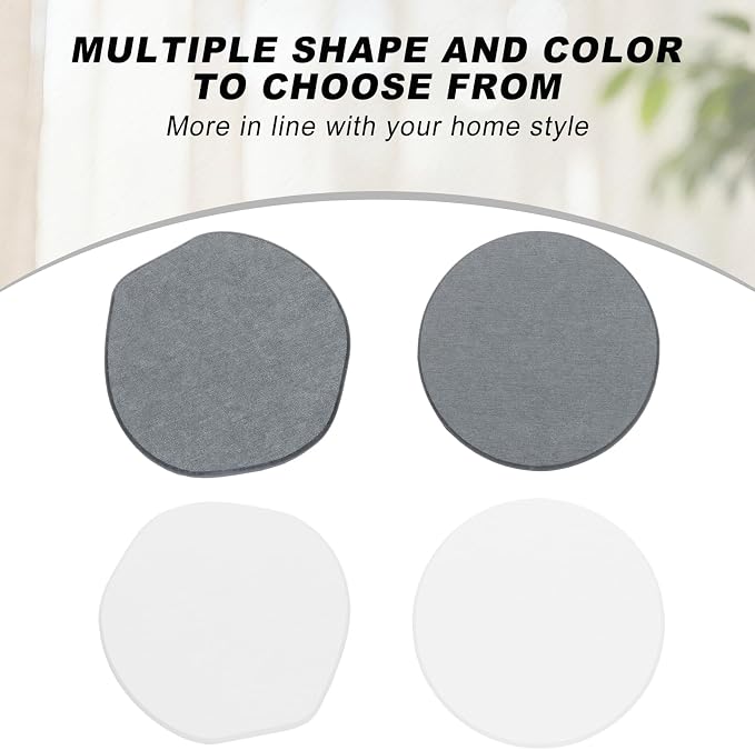 Azhou 6Pcs Absorbent Diatomaceous Earth Coasters Set - Image 5
