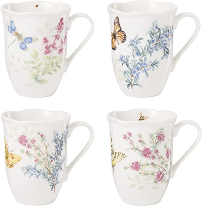Lenox Butterfly Meadow Herbs Porcelain Mug Set by Lenox