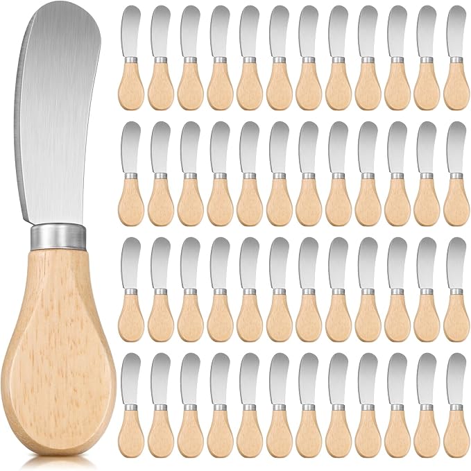 48 Pcs Cheese Spreader Knives by Lanties