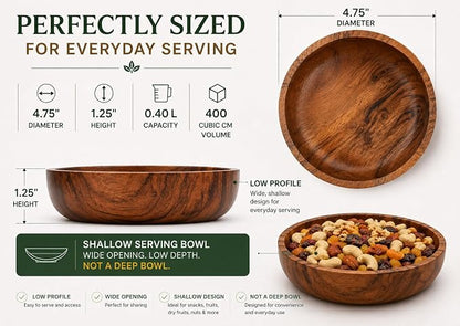 Acacia Wood Bowls - Image 4