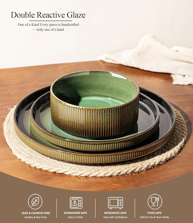 GBHOME Stoneware Dinnerware Sets - Image 3