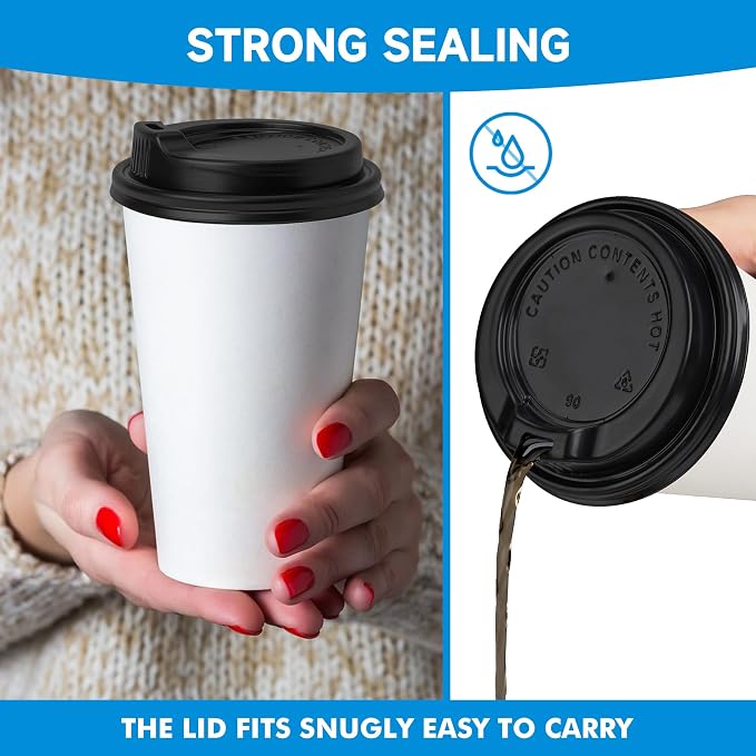 RACETOP Disposable Paper Coffee Cups - Image 5