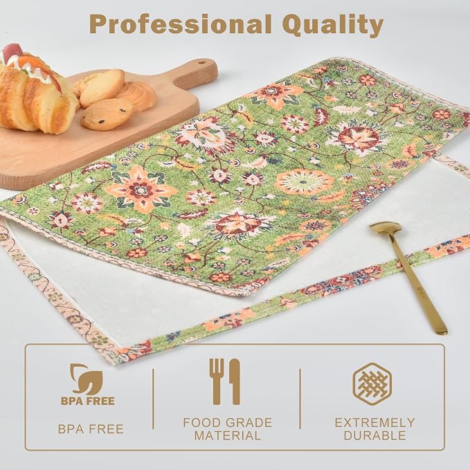 Snycler Table Runner Boho Table Runners Vintage Elegant Farmhouse Table Center - Image 2