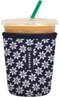 Sok It JavaSok Iced Coffee & Cold Soda Insulated Neoprene Cup Sleeve (Frost Yourself, Small: 16-20oz)