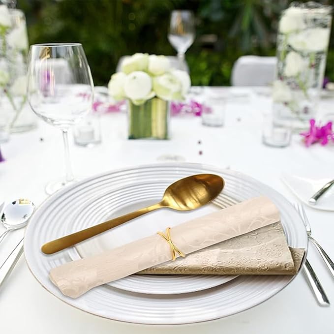 Gold Napkin Rings - Image 6