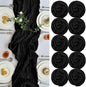 IVAPUPU Black Table Runner 120 Inches by IVAPUPU