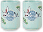 Urban Tokyo Asian Japanese Yunomi Style Handle-less Porcelain Tea Cups Tea Mug by Urban+Tokyo