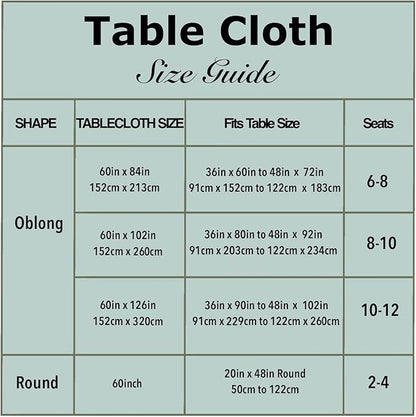 6 Pack White Table Cloth 60 x 102 Inch Polyester tablecloths for 6 Foot Rectangle Tables, Stain and Wrinkle Resistant Washable Fabric White Table Covers for Parties, Wedding, Banquet, Dining