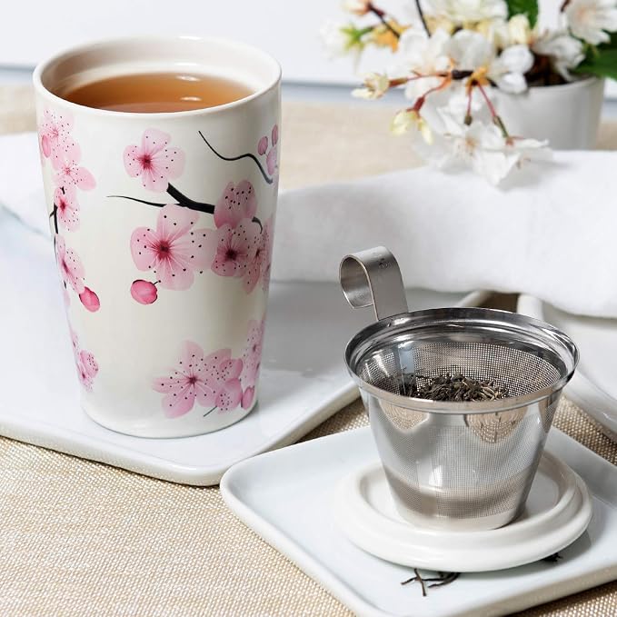Tea Forte Double-Walled Ceramic Kati Cup, 12 oz | Insulated Ceramic - Image 5