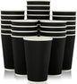 JollyPack Disposable Paper Coffee Cups, 16 oz, 60 Pack, Insulated Ripple Wall by JollyPack