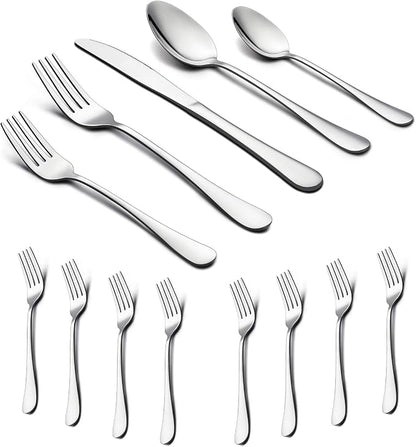 LIANYU 48-Piece Silverware Set by LIANYU