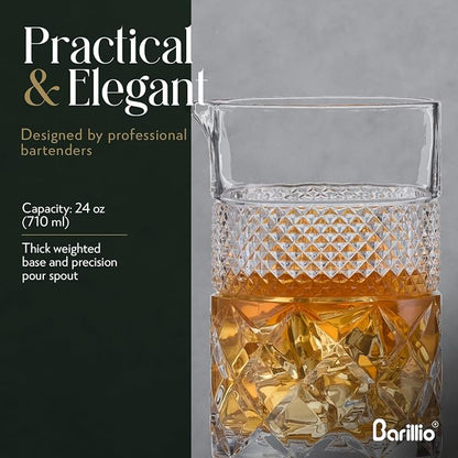 Barillio 24 Oz Crystal Cocktail Mixing Glass - Image 6