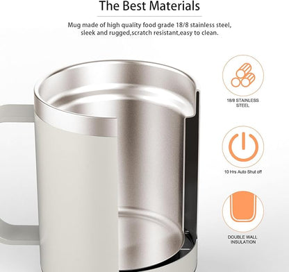 Coffee Warmer with Mug Set, Self Heating Coffee Cup, USB Powered Heated Mug - Image 2