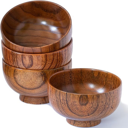 Handmade Wood Bowl, for Rice, Decoration by Cospring