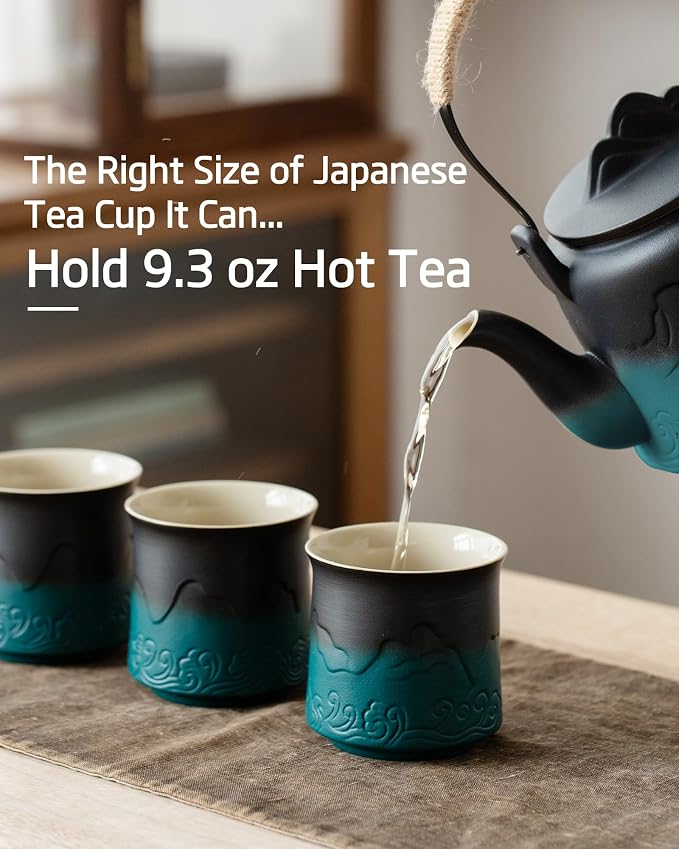 ZENS Japanese Tea Cups Set of 4 - Image 7