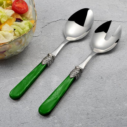 2-piece Salad Servers Stainless Steel Salad Serving Set Salad Fork and Spoon - Image 4