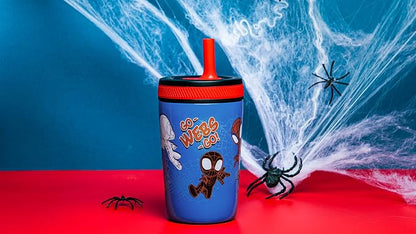 Zak Designs Marvel Spider-Man Kelso 12oz Leak-Proof Toddler Straw Cup - Image 10