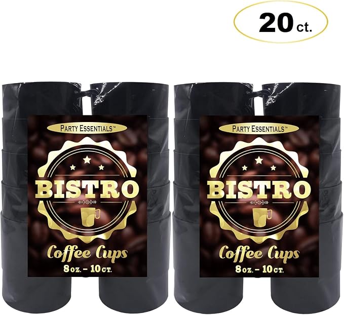 Party Essentials 8-Ounce Hard Plastic Coffee Cup/Tea Mug - Image 3
