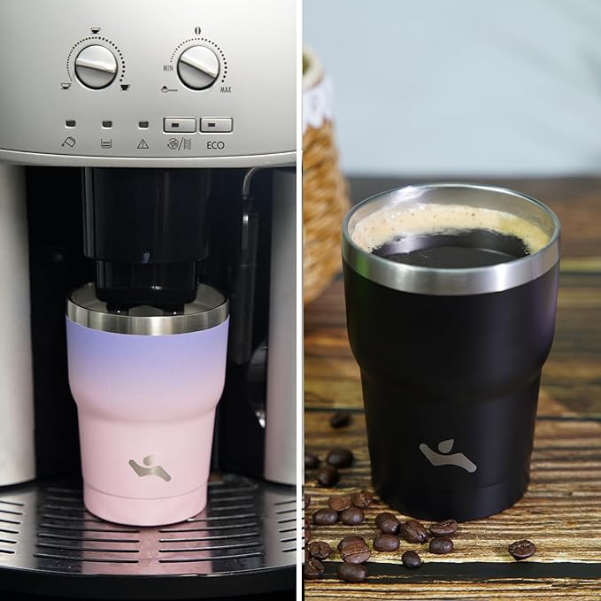 Konokyo 10 oz Tumbler with Handle and Straw, Insulated Travel Mug | Lavender - Image 7
