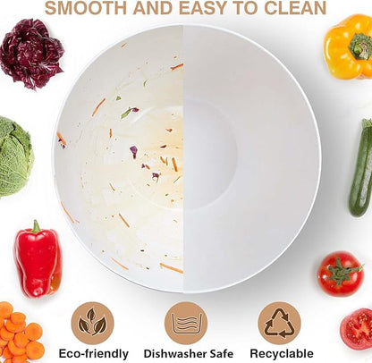 11.3" Extra Large Salad Serving Bowl Set - Image 5