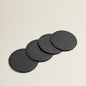 OLETHA Aesthetic Round Drink Coasters, dining tables & office desks; wipe clean by OLETHAD%C3%A9cor