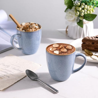 GBhome Ceramic Coffee Mugs Set of 6, 12oz Stoneware Coffee Mugs Set - Image 4