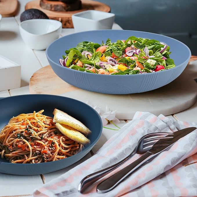 10-inch Wheat Straw Big Bowls Set of 6 - Image 6