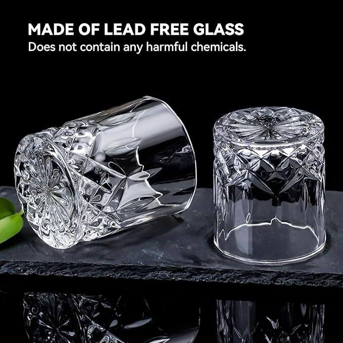 Whiskey Glasses Set of 6, 11 oz Old Fashioned Rocks Glasses | Dishwasher-safe - Image 5