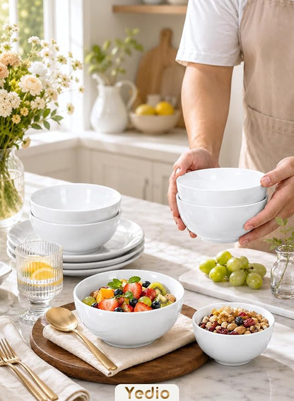 Small Bowls Set, 10 oz Porcelain Bowl - Image 4