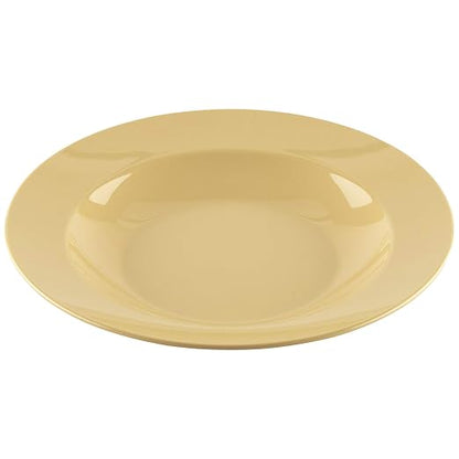 G.E.T. B-2412-SQ, Diamond Harvest Collection, yellow 24 oz. Melamine Bowls (Pack of 12)