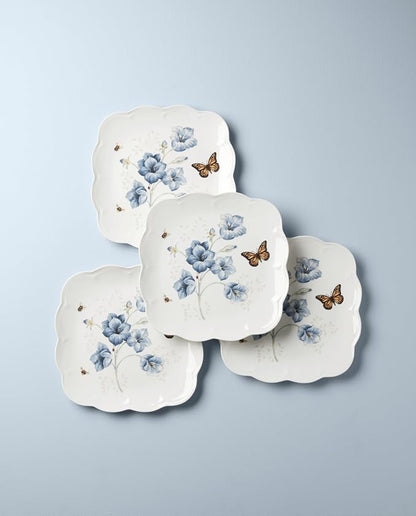 Lenox 894309 Butterfly Meadow Square 4-Piece Dinner Plates - Image 3