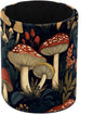 Leather Pen Holder for Desk, Vintage Mushroom Pencil Cup Pen Organizer Makeup by Unknown