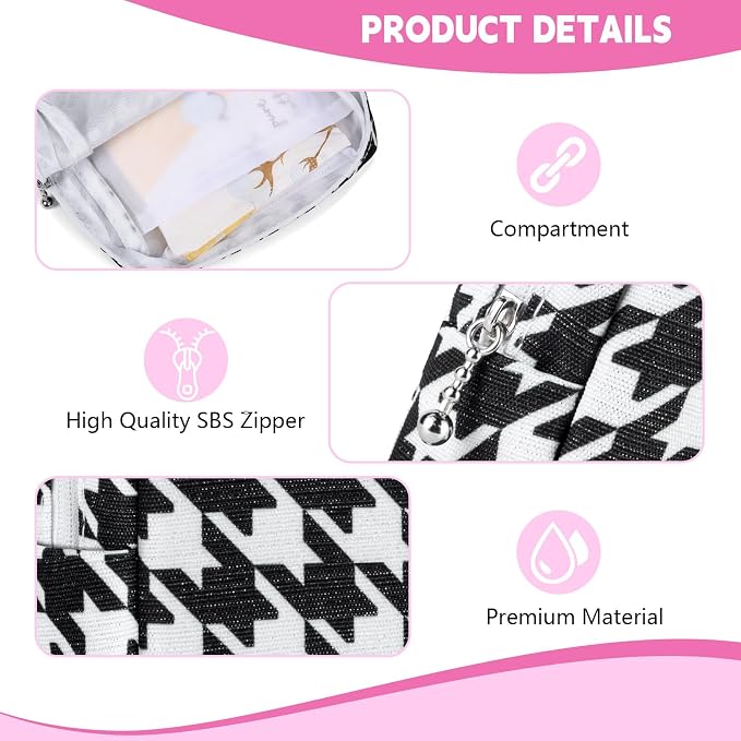 Period Bag for Teen Girls, Canvas Sanitary Napkin Storage Bag - Image 3