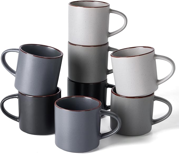 famiware Coffee Mugs Set of 8, Nebula 14oz Coffee Mugs Ceramic Cup Set | by Famiware