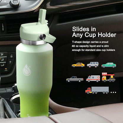 SENDESTAR SENDESTAR 40oz Stainless Steel Water Bottle, Double Wall Vacuum - Image 5