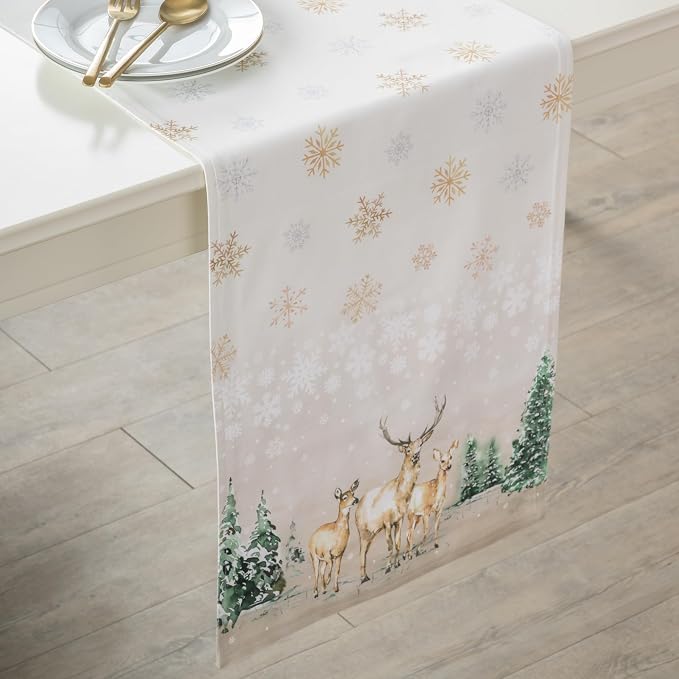 Maison d' Hermine Table Runner 100% Cotton 14.50" x 72" | Table Runners 72 - Image 9