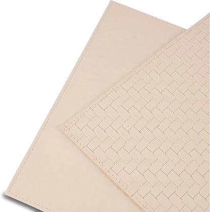 Placemats Set of 4 12" x 18" Heat-Resistant Table Mats for Dining Table Set for 4 Kitchen & Dining Room Decor Farmhouse, Boho, & Modern Style Easy to Clean, Durable & Stylish Table Decor