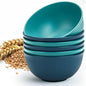 Unbreakable Cereal Bowls 24 oz, Lightweight, Made of Wheat Straw Fiber by LIANGKEN