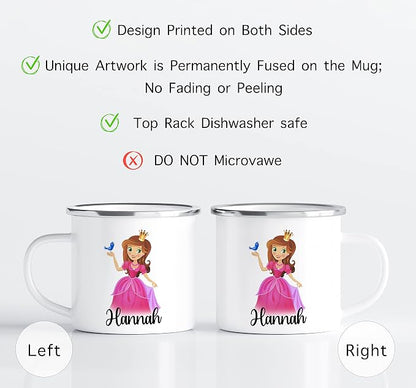 Personalized Mug for Kids, Girls | Customized Hot Chocolate, Coffee & Milk Cup - Image 2